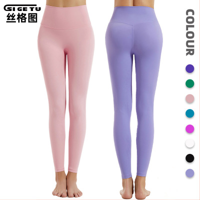 丝格图瑜伽裤女士秋冬季高腰提臀PRO紧身裤速干跑步运动裤高级感