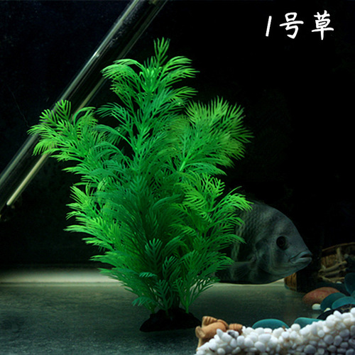 Aquarium simulated water plants landscaping decoration fish tank landscaping simulated plants grass green velvet trees various small velvet grasses