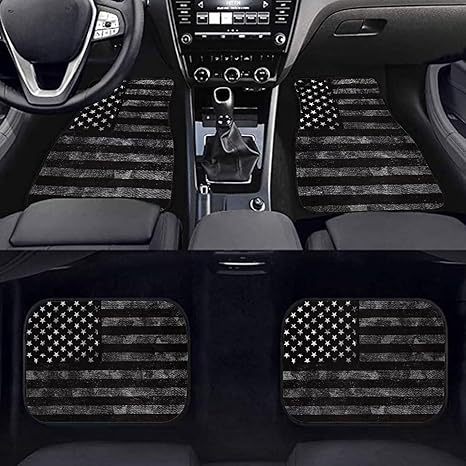 Temu Cross-Border Nordic Retro Car Floor Mats, Stain-Resistant and Wear-Resistant Four-Piece Set, Stain-Resistant Mats, Amazon Floor Mats Available for Wholesale