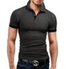 Summer new men's casual short-sleeved polo shirt