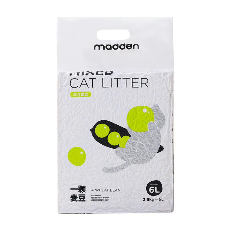 Camada de gato tofu camada desodorante grupo libre de polvo bentonita camada de gato envío gratis 2,5 camada de gato mixta tofu camada de gato