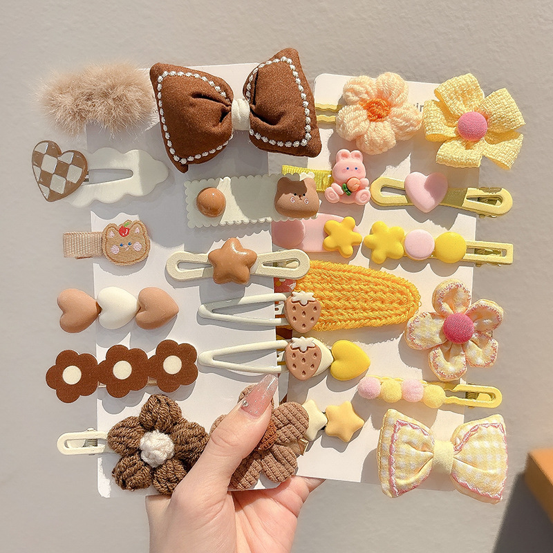 Peel de peluche para niños BB clip clip de peluche clip lateral para niñas lindas niñas toque de pelo para bebés