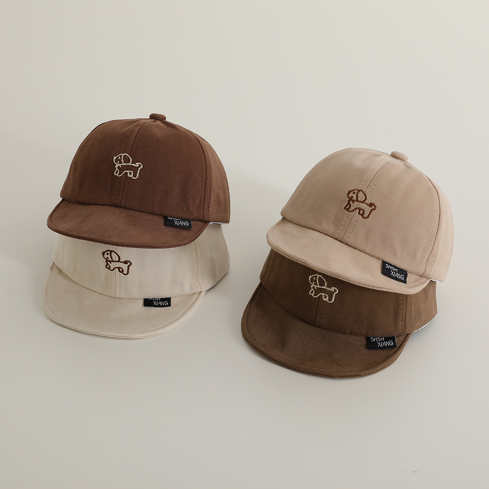 Sombrero para bebés al aire libre sombrero de béisbol de brilla suave de verano primavera y otoño estilo coreano para niños y niñas sombrero de protección solar