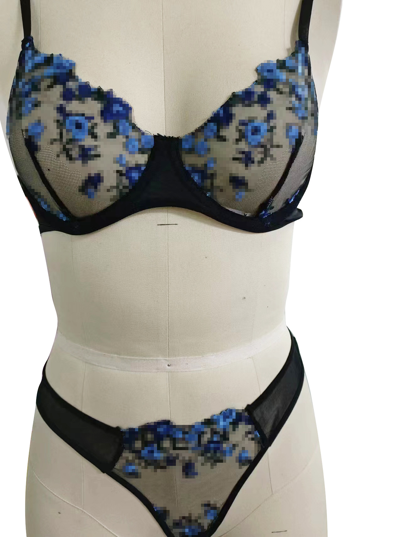 Dulce sexy cintura baja encaje sexy lencería venta al por mayor fábrica suministro de malla traje de ropa interior ver-a través de las mujeres