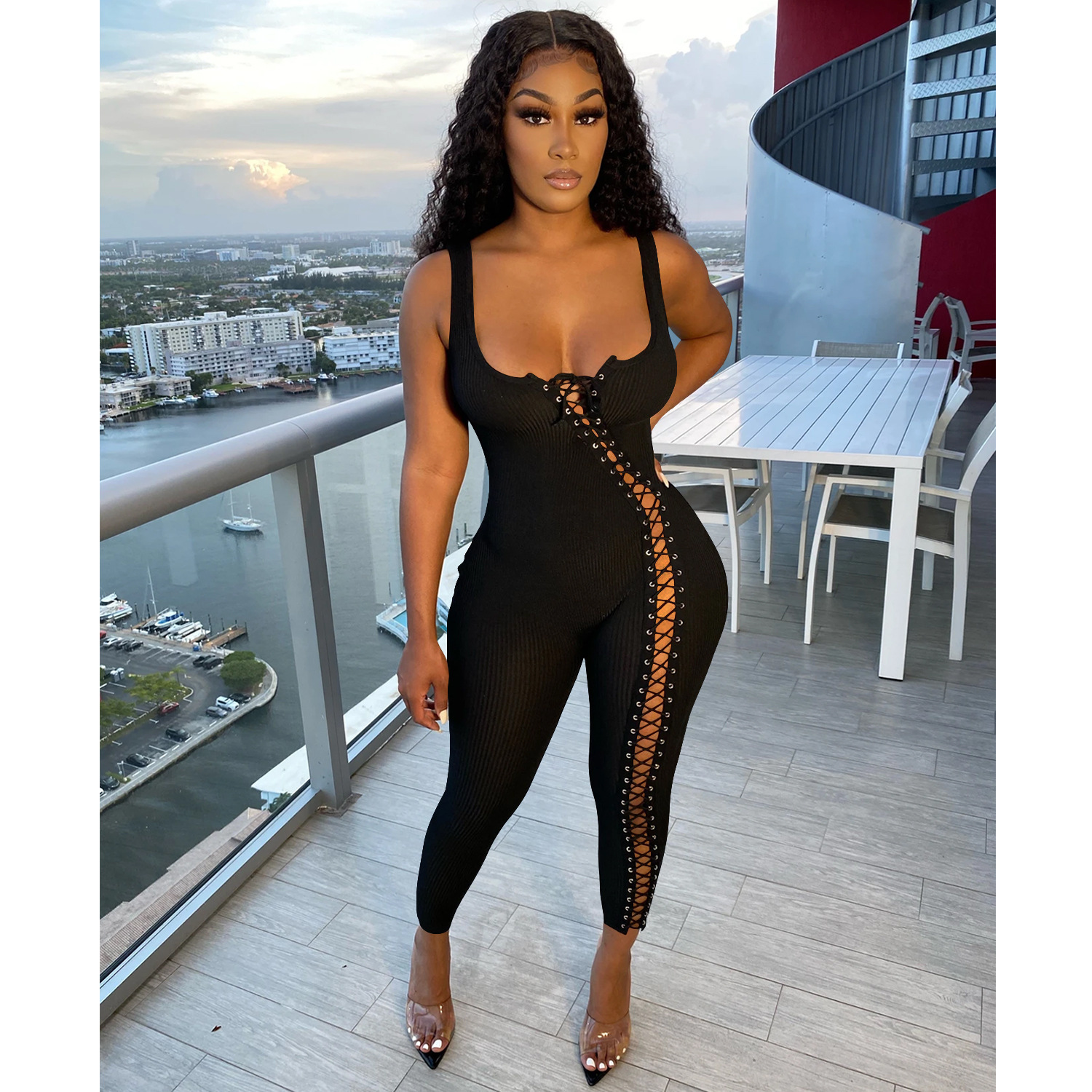 C5245 Amazon AliExpress Ebay Europa y América de moda de mujer verano nuevo sexy correa hueco junk