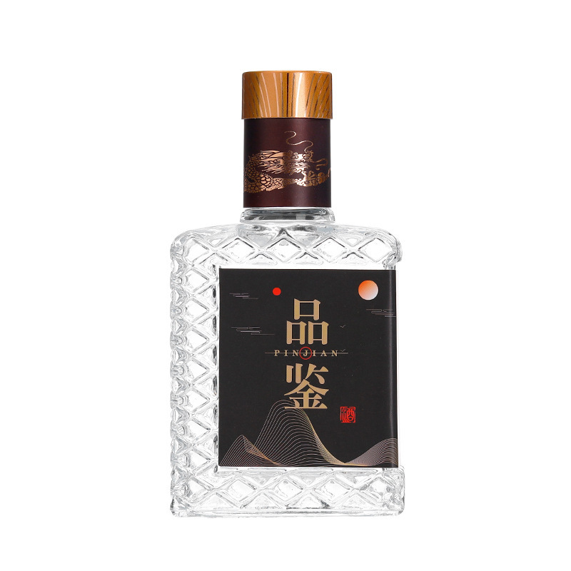 100ml botellas de vino blanco al por mayor botellas de vino blanco botellas de vodka botellas de bebida de aceite de oliva paquete de prueba