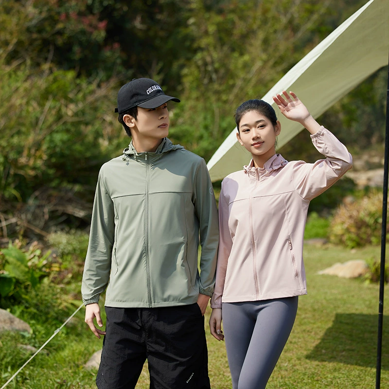 Соответствие цветов уличная Солнцезащитная одежда мужская и женская дышащая Солнцезащитная одежда с защитой от ультрафиолета, шелковое высокоэластичное пальто, одежда из кожи для пар