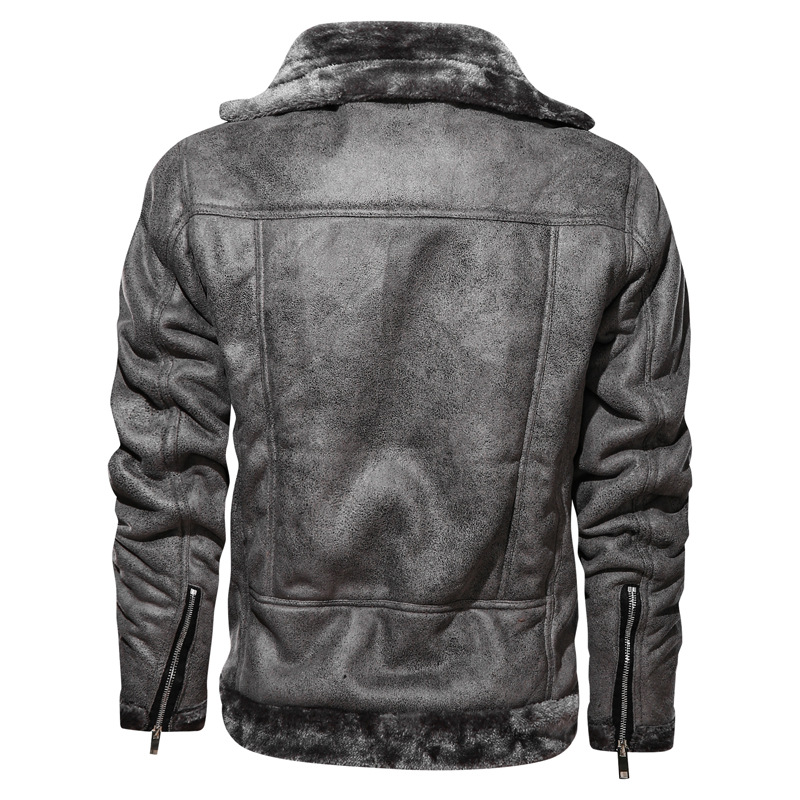 Men's Cotton Jacket Regular Fit With Pockets In Brown_voghion.com