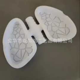 跨境创意破裂石纹烟灰缸 双槽装饰性烟灰缸