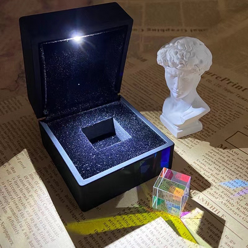 Sun Catcher combinación de colores Prisma Cubo Luz colorido refracción galvanoplastia decoración escritorio sol mujer regalo cumpleaños