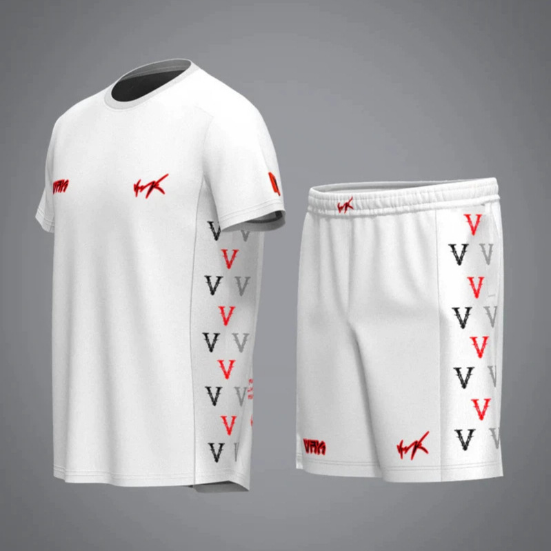 2026 Cross-Border 3D Printed VRK Men's Sports Casual Set Quick-Dry Breathable Football Suit Short Sleeve Two-Piece Set 2026 Cross-Border 3D Printed VRK Men's Sports Casual Set Quick-Dry Breathable Football Suit Short Sleeve Two-Piece Set
