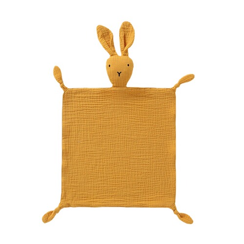 Baby skin-friendly comfort napkin sleeping doll, infants and young children can enter the mouth to comfort three-dimensional soft doll 01 years old sleep toy