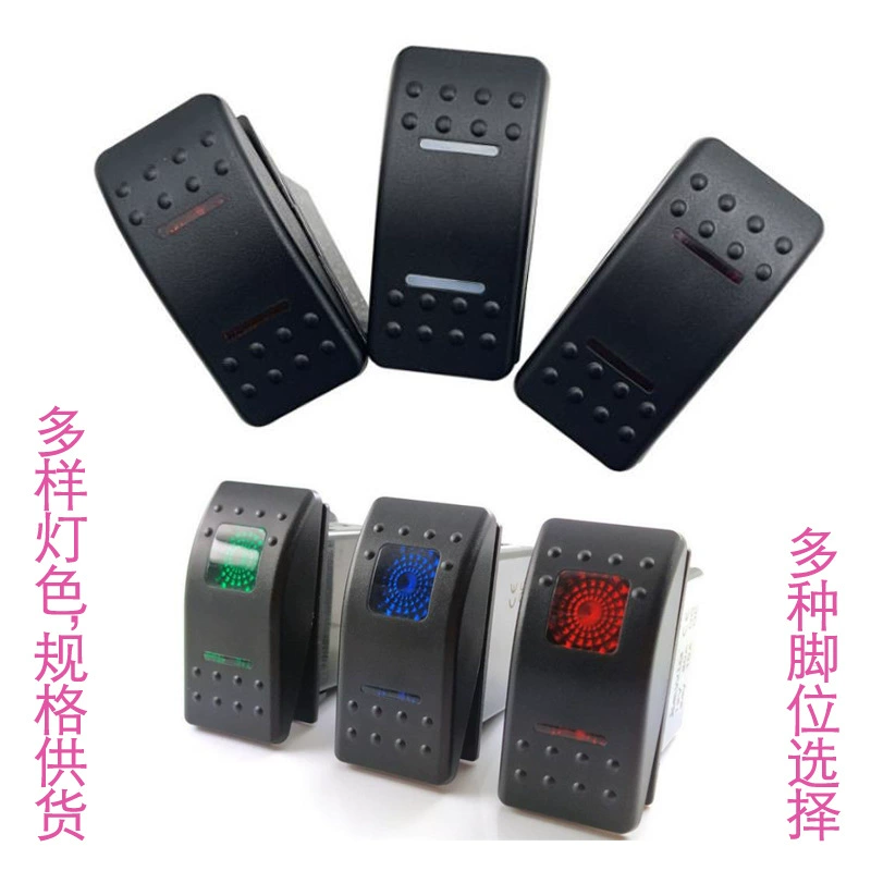 Выключатель питания светодиодный автомобильный яхта RV модифицированный водонепроницаемый кулисный переключатель лодки низковольтный электрический выключатель шины