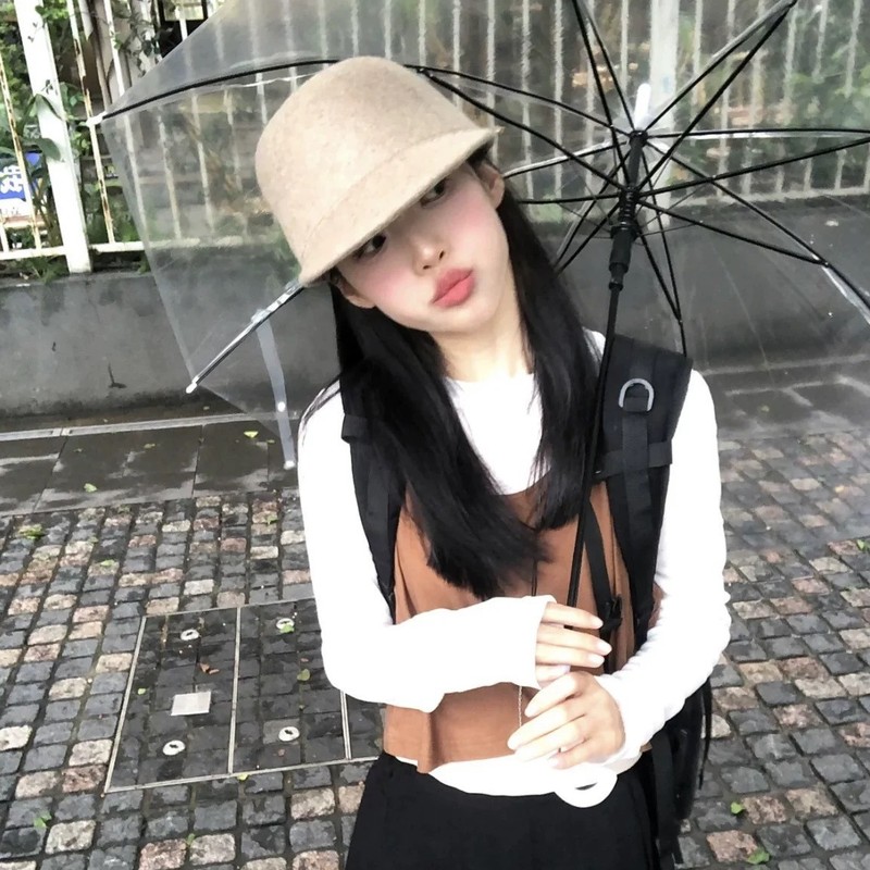 千金名媛風洋気百合純ウール馬術帽韓系光版高級気質騎士帽鴨舌帽子|undefined