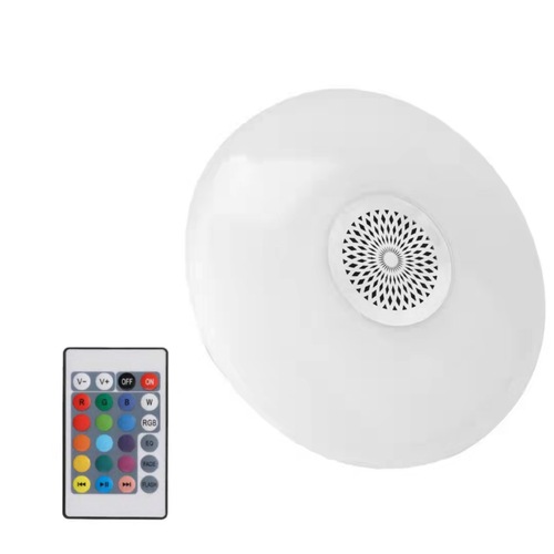 LED蓝牙音乐飞碟灯UFO智能遥控RGB七彩变色E27大飞碟蓝牙音箱