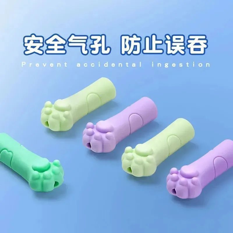 猫爪铅笔帽高颜值学生软胶硅胶铅笔套头笔尖保护套儿童笔帽铅笔盖|undefined
