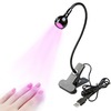 USB clip table lamp, nail lamp nail oil solid light UV glue curing purple light light mobile phone repair lamp