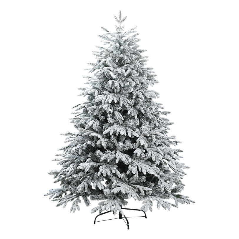 Árbol de Navidad de lujo, tamaño grande de 1.8m/3m, árbol de Navidad denso con efecto de nieve, decoración para centros comerciales, pino artificial.