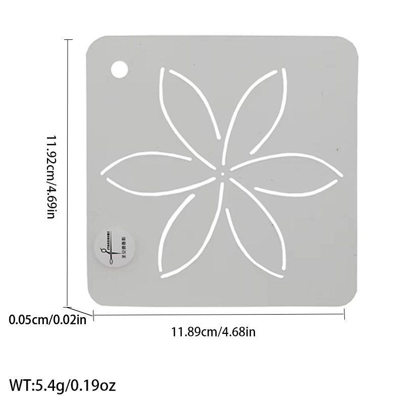 Línea presionando Plantilla de bordado plantilla patrón de ciruela bambú acolchado tablero de dibujo plantilla de bordado herramienta de patchwork