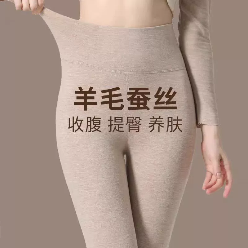 Теплые осенние брюки для женщин, утепленные хлопковые брюки на флисовой подкладке, комплект брюк для похудения, зимняя морозостойкая шерстяная подогревка.