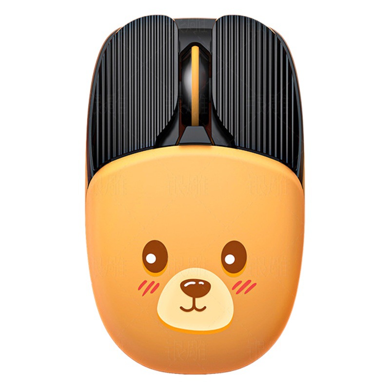 Talla de plata A10 dibujos animados carga ratón inalámbrico Bluetooth creativo Oficina juego mini Mute accesorios ordenador modelo privado