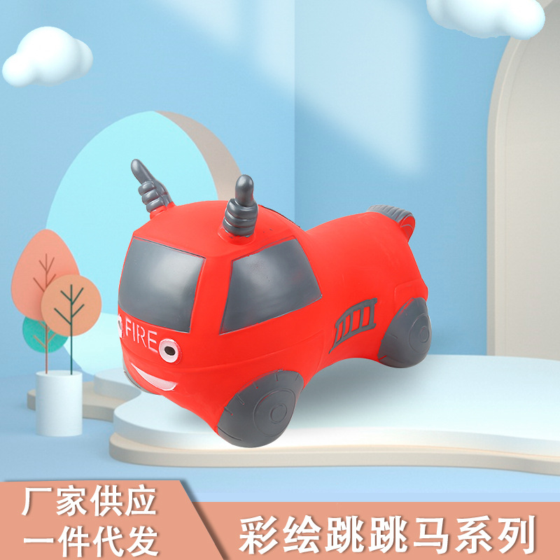 Children's Toys Inflatable Vault Horse Mount Extra Thickened Inflatable Car Kindergarten Children's Horse Riding Inflatable Toys