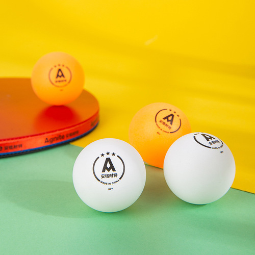 Deli table tennis F2395 Samsung table tennis competition training 40+mm yellow and white two-color durable and stable 4 pack