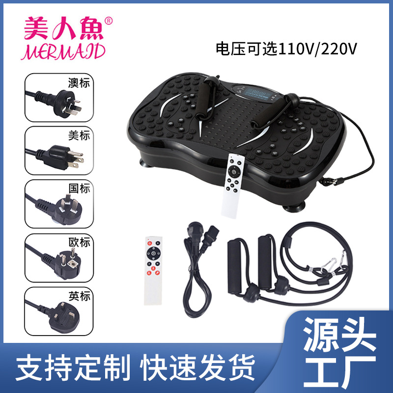 跨境家用音乐款甩脂机抖抖机懒人家用多功能运动健身器材