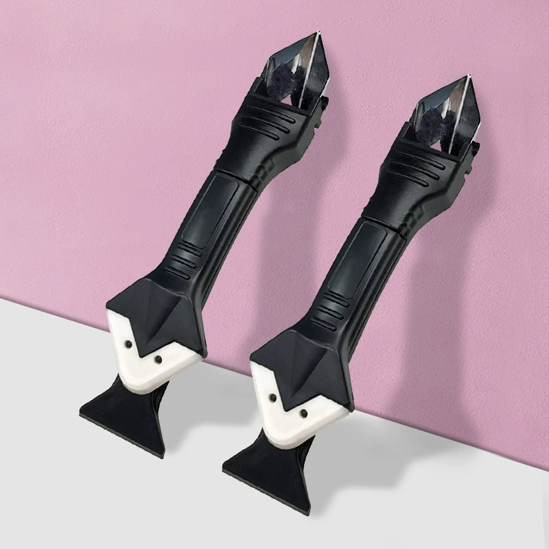 Скребок «три в одном», скребок для стеклянного клея, инструмент для обрезки кромок и герметика, многофункциональный скребок и инструмент для обрезки кромок