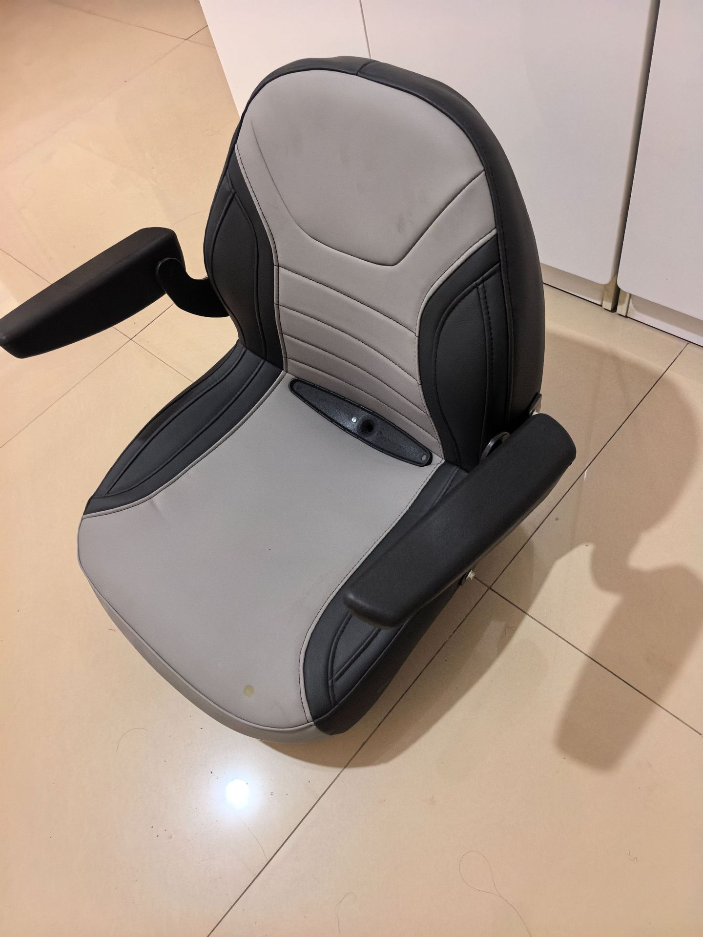 Lawn mower seat assembly is suitable for garden and agricultural machinery vehicles and is a universal type of seat