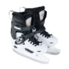 Sliding art 018 black and white ball knife single shoes