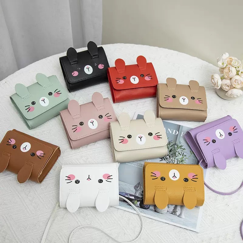 Transfronterizos pequeños lindos mini bolsos bolsos de conejo bolsos pequeños bolsos nuevos bolsos de niños bolsos de cambio bolsos de comercio exterior bolsos de mujeres