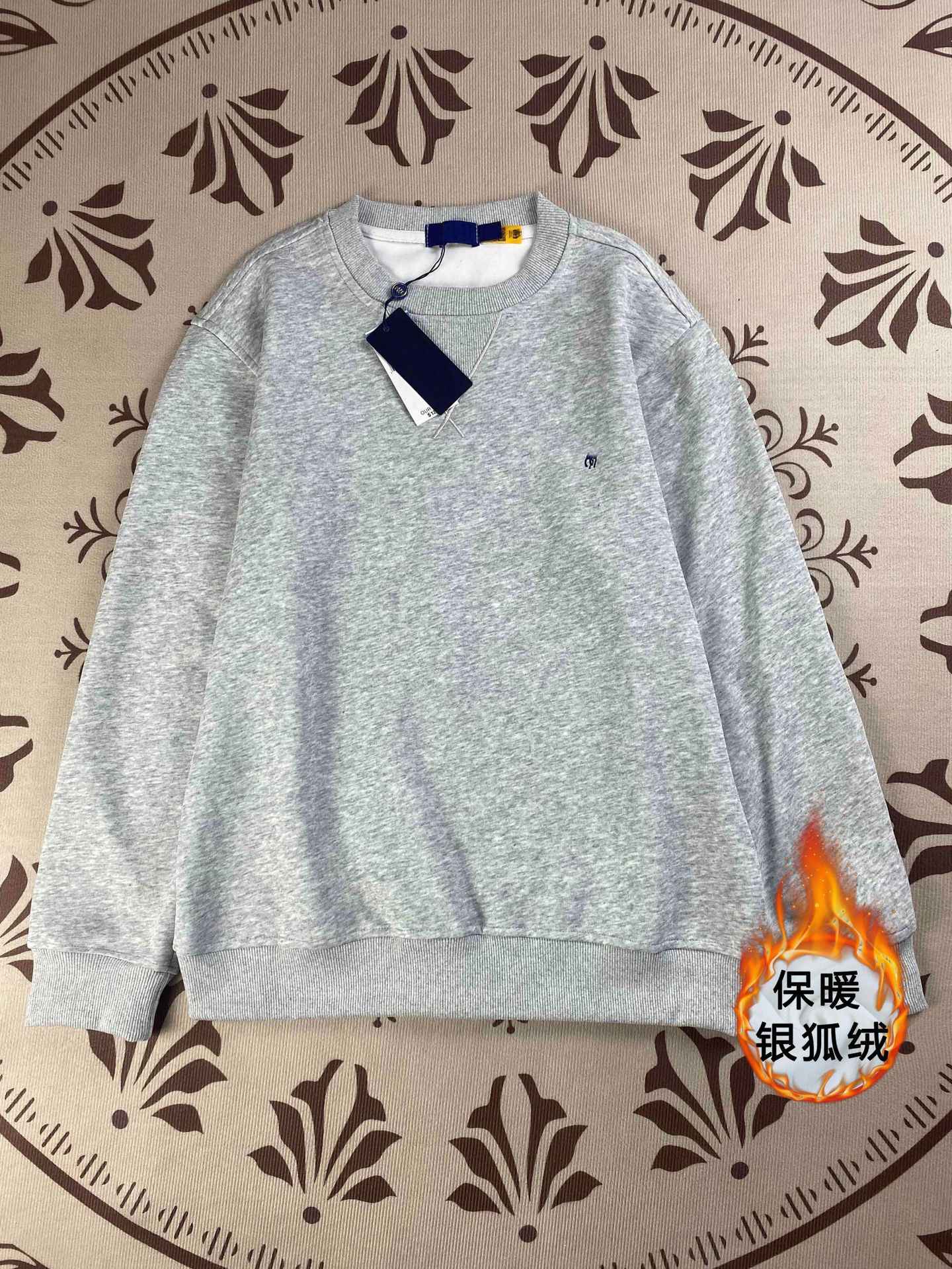 2245-플리스 스웨트셔츠---그레이