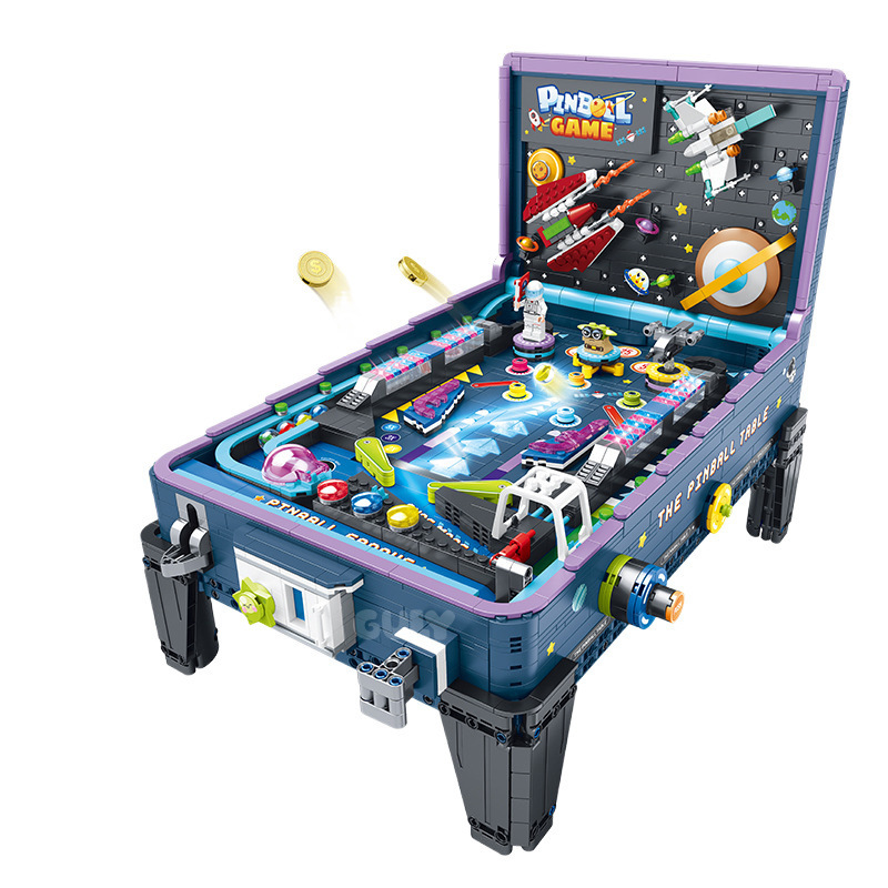 Producto popular transfronterizo: Juego de mesa de pinball Guli 60526, juguete de bloques de construcción para armar, regalo para niños y chicos. image 6