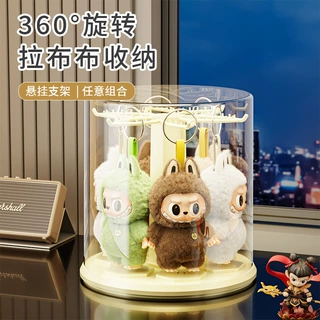 定制labubu展示盒拉布布忙盒收纳展示架挂件娃娃手办柜泡泡玛特
