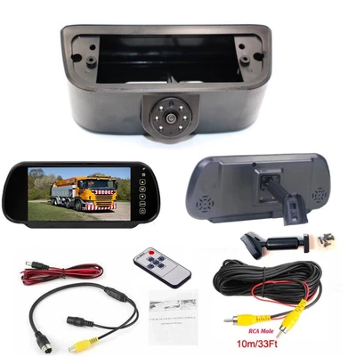 for use in vehicles, Vehicle camera - 7inch-special-rearview-mirror-with-reverse-camera