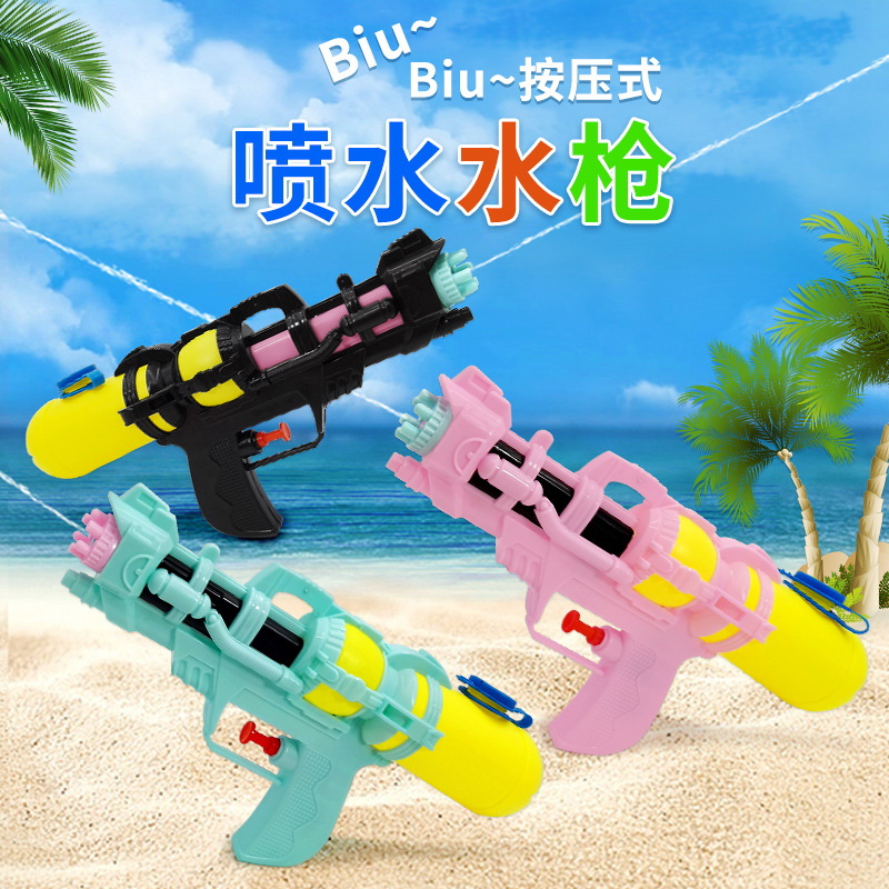 Macaron color pistola de pulverización de agua puesto en el mercado nocturno verano niños playa Juguetes De Agua kindergarten regalo puesto
