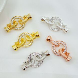 18k��ɫ΢��ʯ�朿������diy�Ʒ���ë����B�ӿ���β���^
