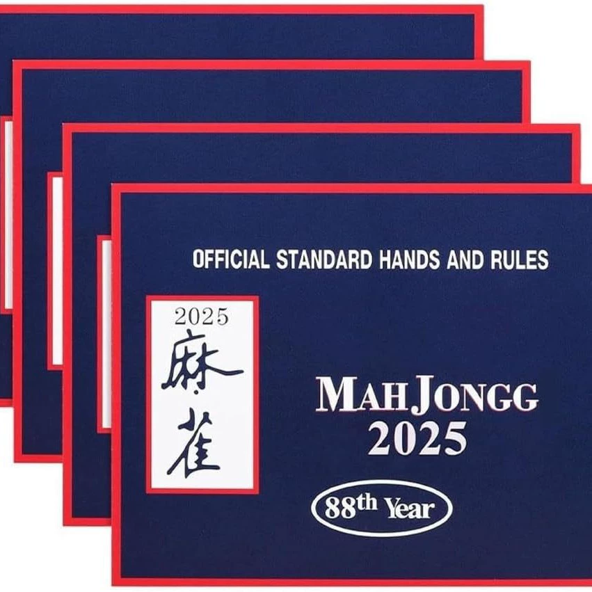 Карта Mah Jongg Трансграничная карта правил карточного счета лиги Mahjong 2025 Независимая станция Карта описания нового продукта