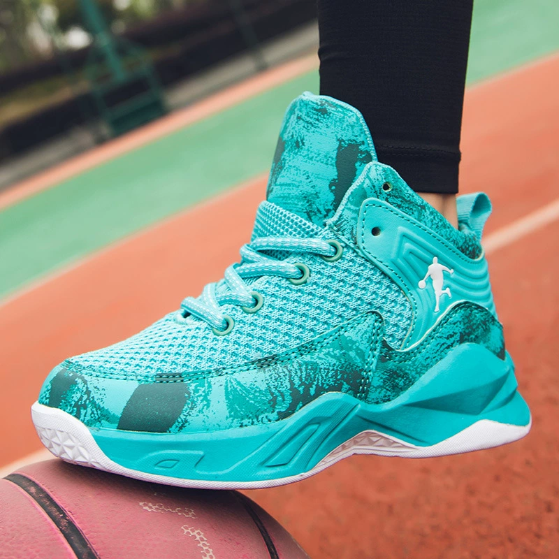 Детские дышащие кроссовки CUHK, дышащие Молодежные кроссовки в Корейском стиле, Баскетбольная обувь для мальчиков, Студенческая сетчатая Летающая ткацкая детская обувь