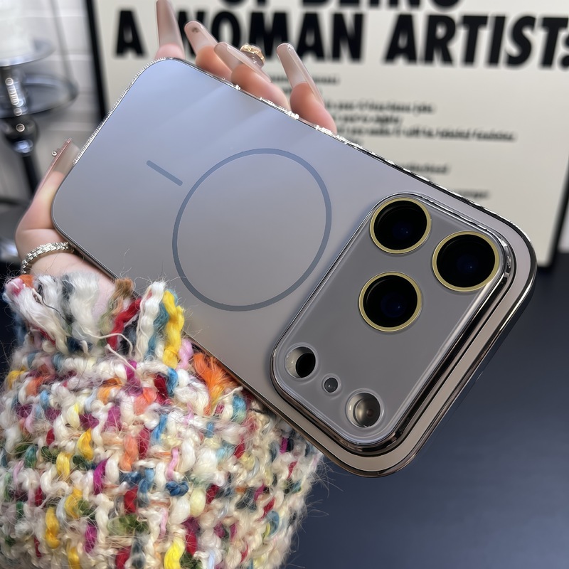 苹果17promax大视窗磁吸手机壳iPhone16原机色15护镜全包14保护套|undefined