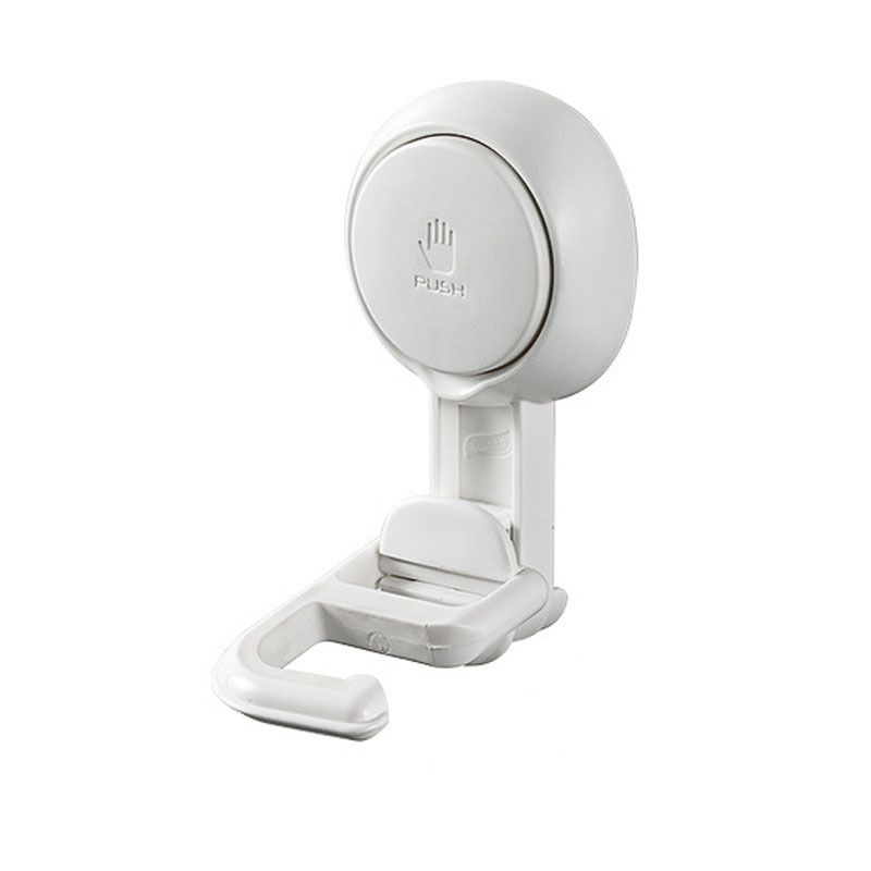 Gancho de trapeador de gran fuerza, clip de pared de escoba, almacenamiento en la pared de baño, fijador sin perforación, gancho adhesivo de vasa de vasa fuerte