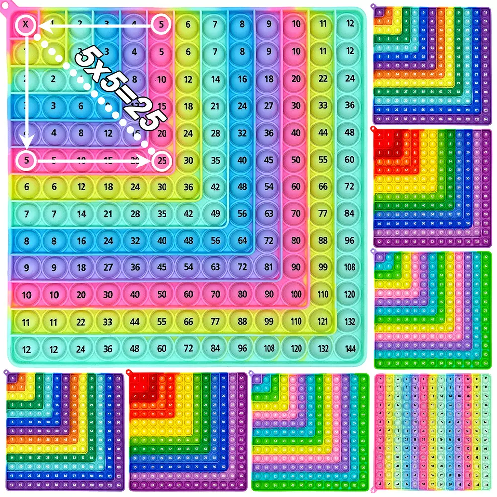 促销走量欧美12阶乘法加法算数学习益智科教捏乐教学玩具灭鼠先锋