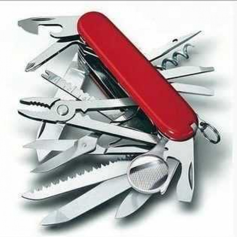 瑞士多功能刀具户外野营折叠组合工具刀野外求生防身随身水果小刀