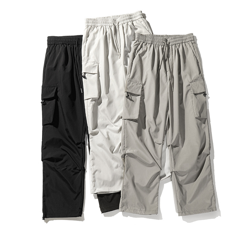 Quick-drying Pants Men's Summer Thin Outdoor Functional Style Charge Pants Trendy Brand Trendy Loose Casual Mountain Overalls