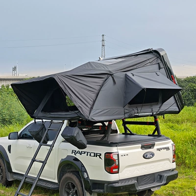 Avtomobil dam çadırları – Large Tent - 16m-grey-cloth-body-black-sunshade-medium-size-3-people-large-size-4-people