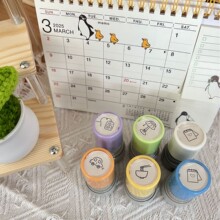 HA12/17/23/28/32原子章手账印章壳含光敏垫可盖千次老师表扬打卡