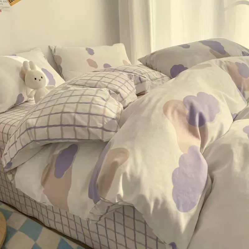 Duvet Cover Bedding Set, Thickened Microfiber, Kids 3–4 pcs, Multiple Sizes (1.2–2.2 m)