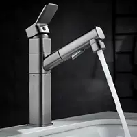 Квадратная гигиеническая водонепроницаемая медная раковина для домашнего использования