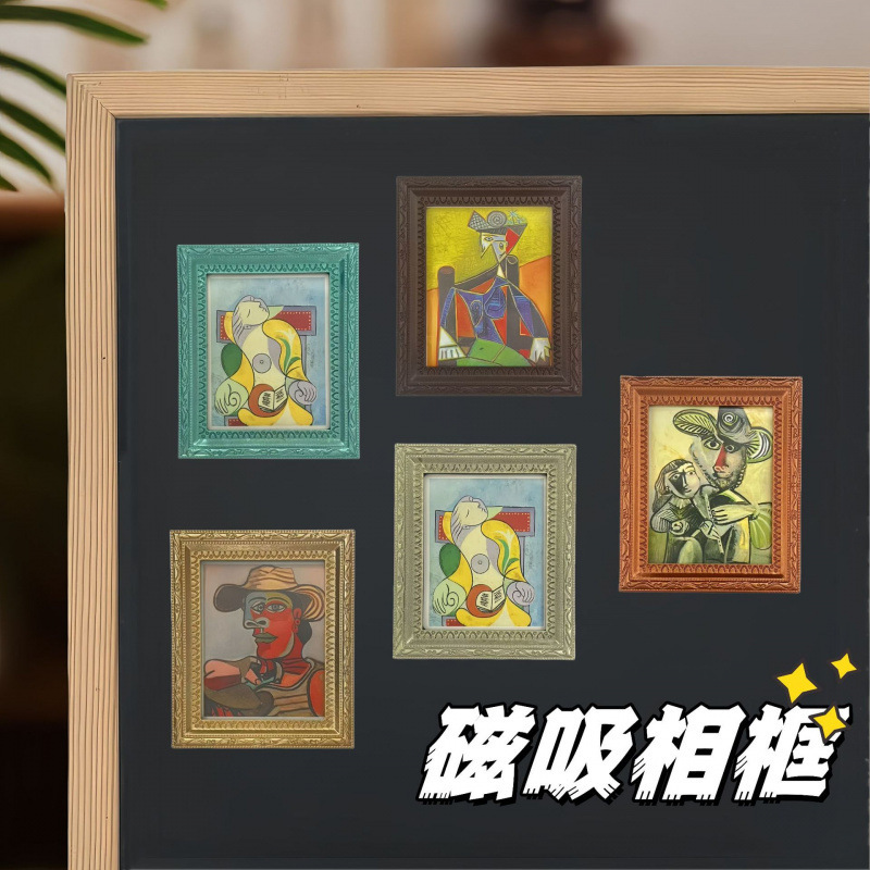 Creative Photo Frame Refrigerator Sticker Specimen Stamp Photo Frame Collection Frame Storage DIY Cultural and Creative Magnetic Photo Frame Creative Photo Frame Refrigerator Sticker Specimen Stamp Photo Frame Collection Frame Storage DIY Cultural and Creative Magnetic Photo Frame